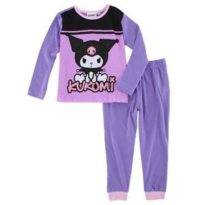 Textiel Trade Toddler Girls Kuromi Pajama Long Sleeve Set